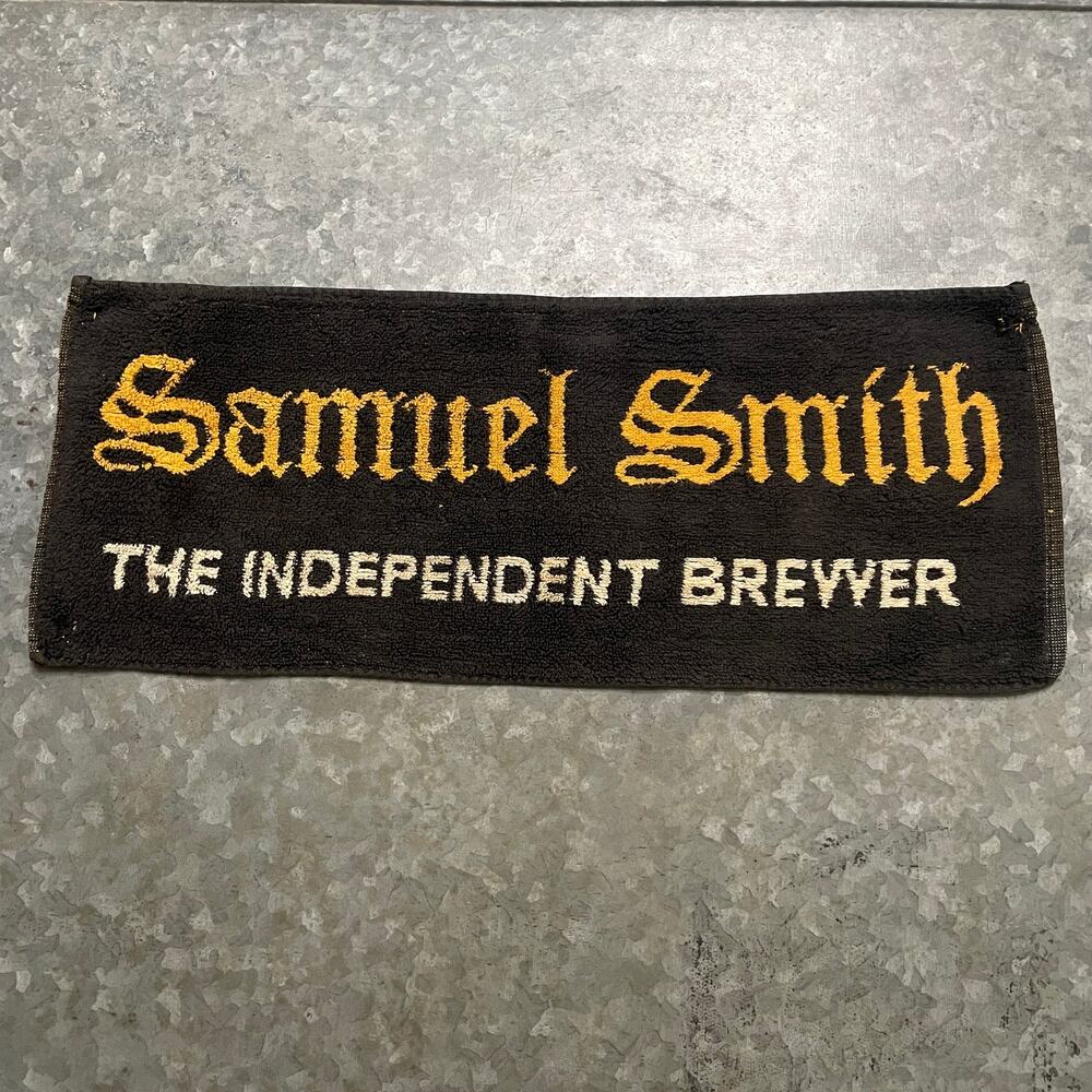 Vintage Samuel Smith The Independent Brewer Bar Pub Towel Beer Alcohol